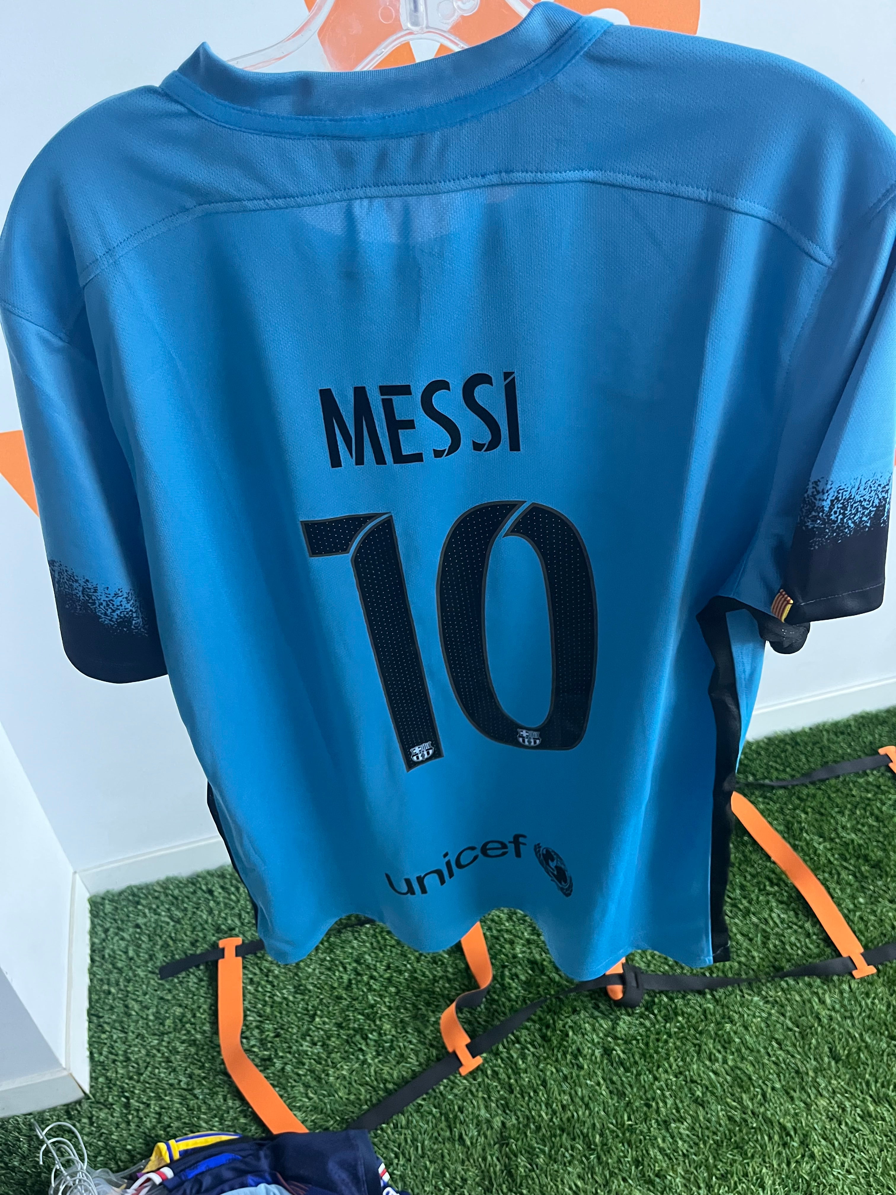 Barcelona Blue Messi jersey