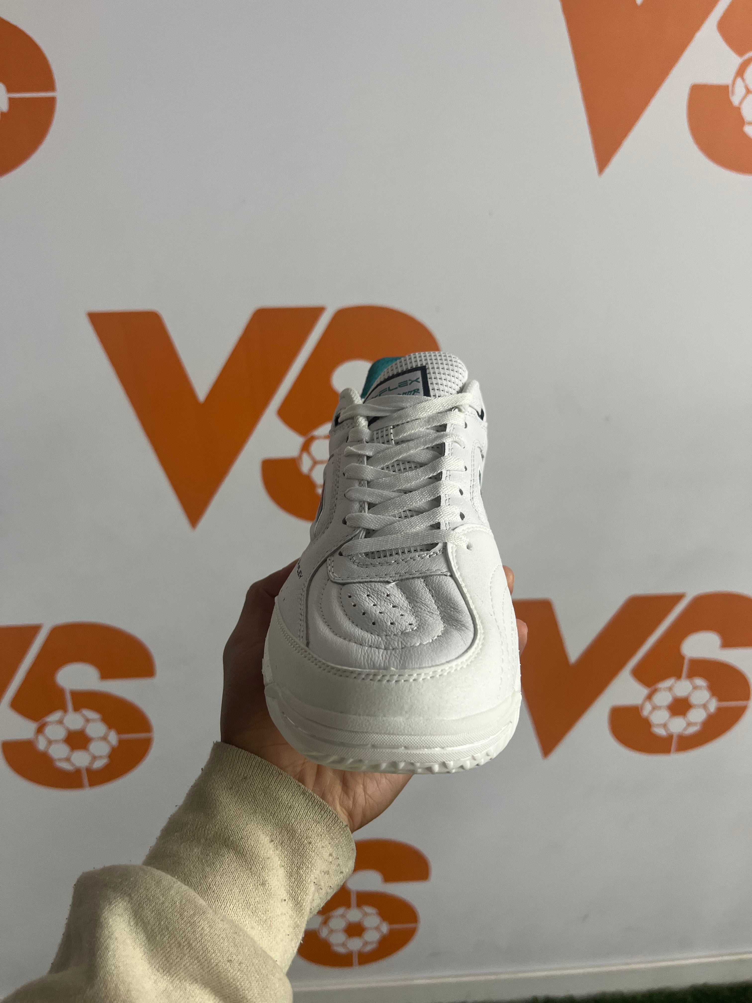 Joma top flex plus white and turquoise Futsal