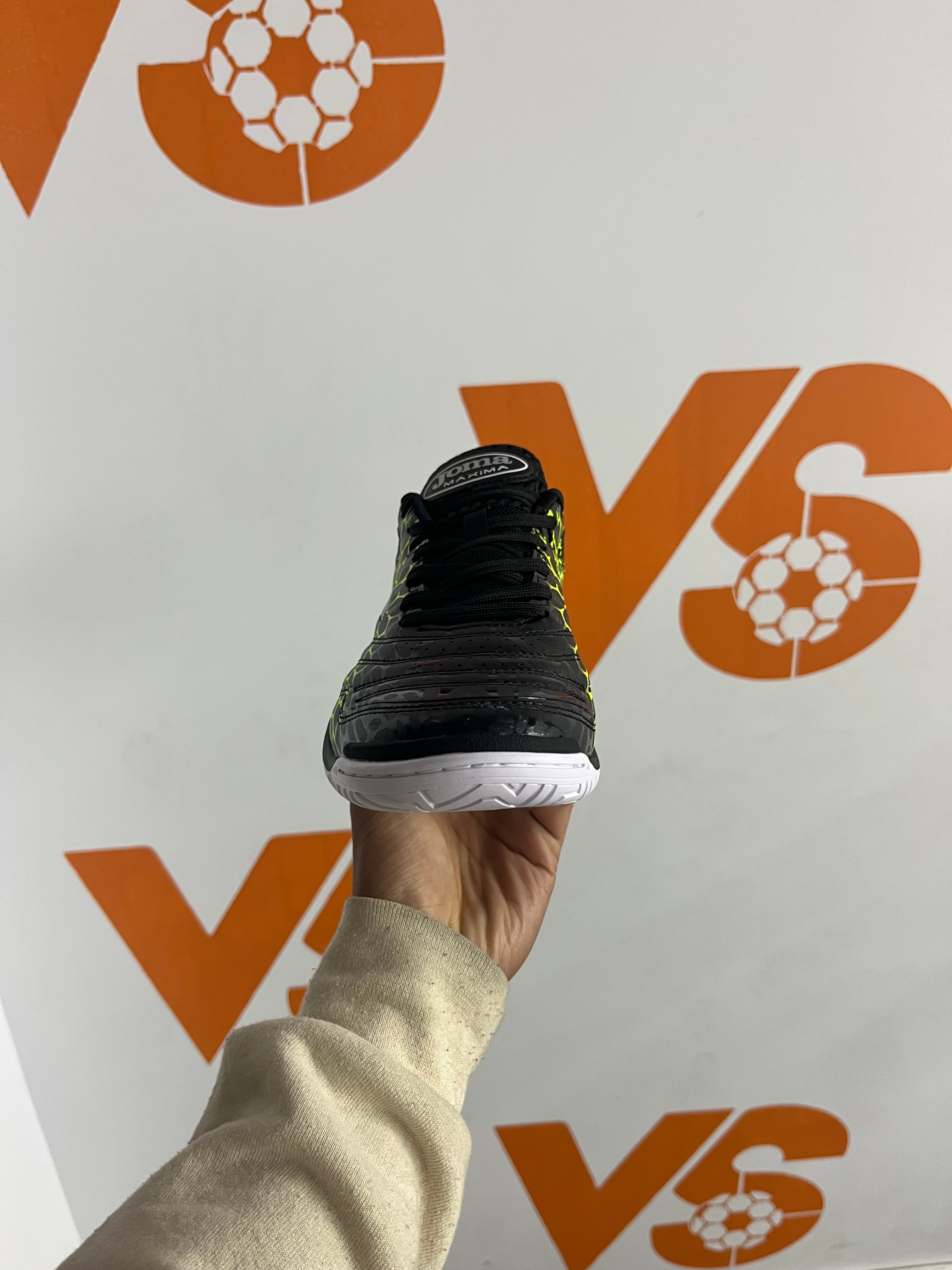 Joma maxima black yellow green futsal